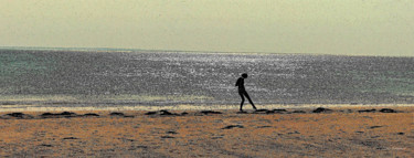 Beach Dancer Photographie intitulée "Beach Dancer" par Francois Lemonnier, Œuvre d'art originale, Photographie numérique Monté sur Alumin…