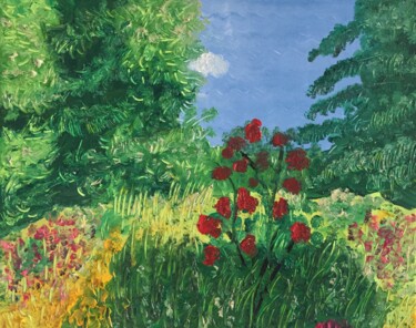 Painting titled "#Limeil" by François Martigné, Original Artwork, Oil
