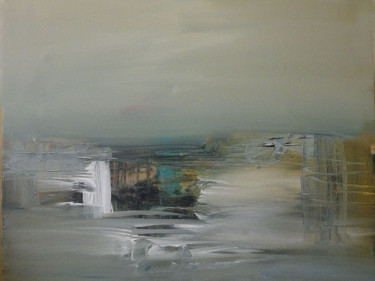 Painting titled "Nuances atmosphériq…" by François Nicosia, Original Artwork, Acrylic