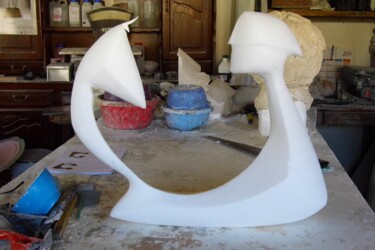 Sculpture intitulée "Sirene" par François Renno, Œuvre d'art originale