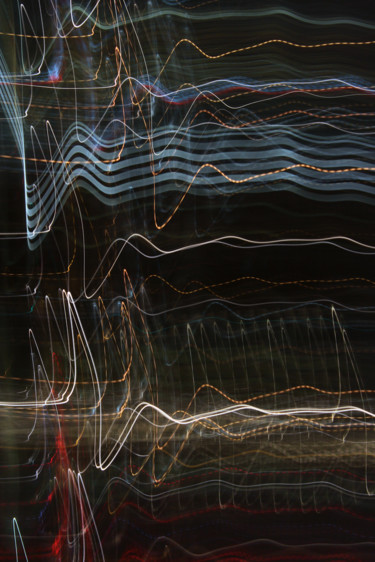 Photography titled "Multitude vibratoire" by François Tondeur, Original Artwork, Light Painting