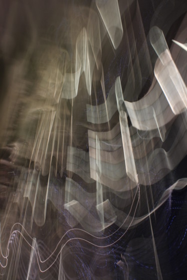 「Symphonie cosmique」というタイトルの写真撮影 François Tondeurによって, オリジナルのアートワーク, ライトペインティング