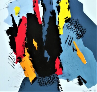 "composition abstrai…" başlıklı Tablo François Vert tarafından, Orijinal sanat, Akrilik