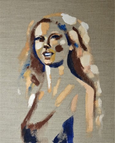 Painting titled "Taylor Swift en con…" by Francois Xavier Vaudeleau, Original Artwork, Acrylic Mounted on Wood Stretcher fra…