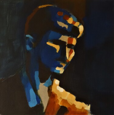 Schilderij getiteld "Piano Man. Acryliqu…" door Francois Xavier Vaudeleau, Origineel Kunstwerk, Acryl Gemonteerd op Frame vo…