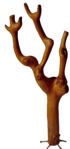 Sculpture intitulée "Danseuse 1" par François Thomas, Œuvre d'art originale, Bois