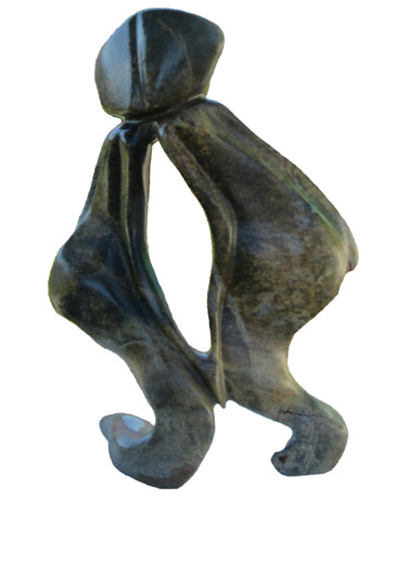 Sculpture intitulée "Le baiser" par François Thomas, Œuvre d'art originale, Pierre