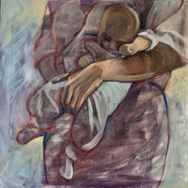 Peinture intitulée "Marie" par François Carage, Œuvre d'art originale, Acrylique