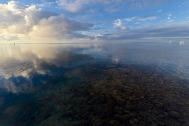 Photographie intitulée "calme plat" par François Carage, Œuvre d'art originale