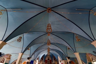 Photographie intitulée "Eglise de Fakarava" par François Carage, Œuvre d'art originale