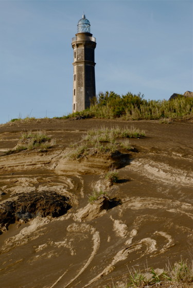 Fotografie getiteld "Phare caché" door François Carage, Origineel Kunstwerk