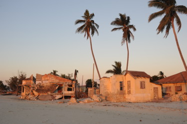 Photography titled "le sable s'en vas" by François Carage, Original Artwork