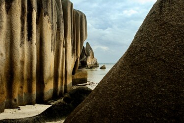 Photography titled "La digue 2" by François Carage, Original Artwork, Non Manipulated Photography