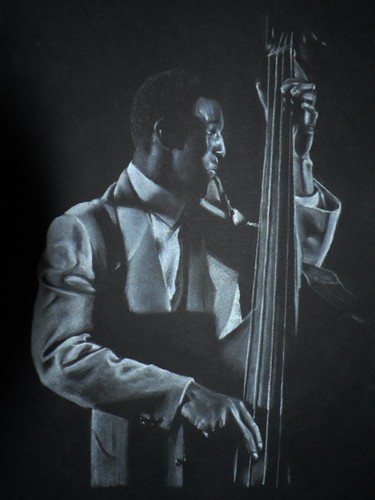 Dessin intitulée "Jazzman" par François Dumoulin, Œuvre d'art originale, Autre