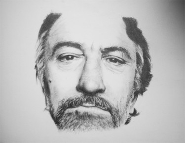 Dessin intitulée "Robert De Niro" par François Dumoulin, Œuvre d'art originale, Autre