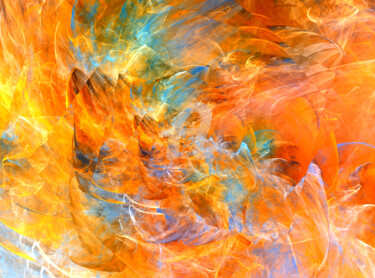 Digital Arts titled "Monde onirique" by Françoise Aubert-Moreau, Original Artwork, 2D Digital Work