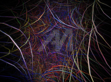 Les effets néfastes du bruit Arts numériques intitulée "Les effets néfastes…" par Françoise Aubert-Moreau, Œuvre d'art originale, Travail numérique 2D