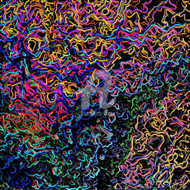 Arts numériques intitulée "Covid Cafouillage" par Françoise Aubert-Moreau, Œuvre d'art originale, Travail numérique 2D