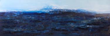 Peinture intitulée "Virtuosité océane" par Françoise Bolloré, Œuvre d'art originale, Huile Monté sur Châssis en bois