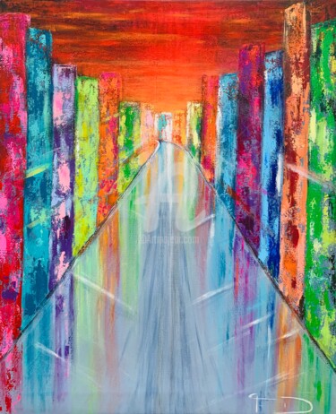 Painting titled "Caminante no hay ca…" by Françoise Dagorn, Original Artwork, Acrylic