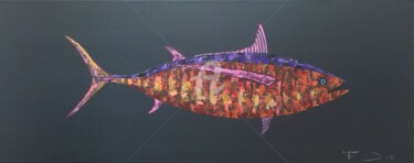 Peinture intitulée "Albacore05" par Françoise Dagorn, Œuvre d'art originale, Acrylique