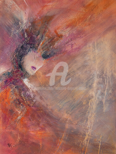 Картина под названием "Invite" - Françoise Dugourd-Caput, Подлинное произведение искусства, Акрил Установлен на Деревянная р…