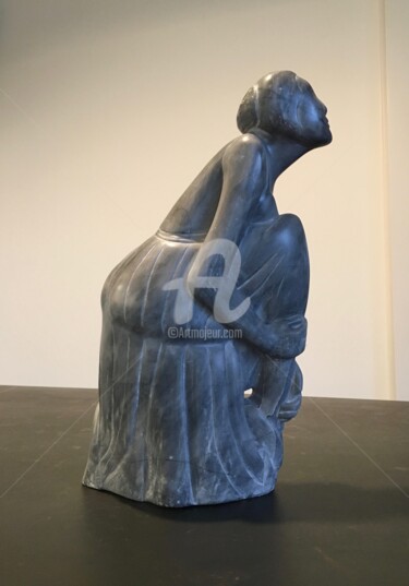 Sculpture intitulée "Sculpture en stéati…" par Cédo, Œuvre d'art originale, Pierre