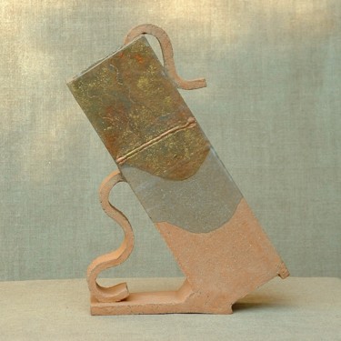 Sculpture titled "Basculé" by Francoise Favre, Original Artwork