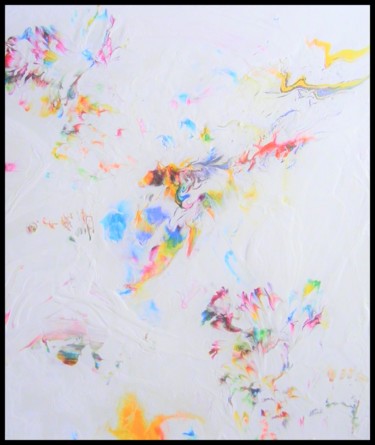 Pintura titulada "Idées foisonnantes" por Françoise Finet, Obra de arte original, Acrílico Montado en Bastidor de camilla de…
