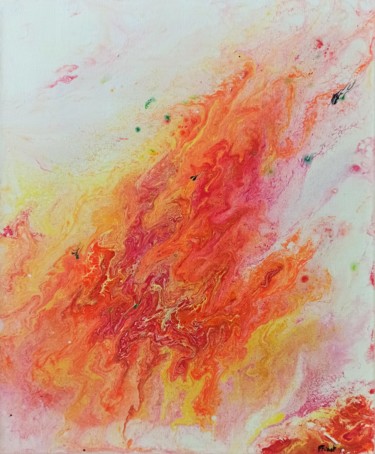 Pintura titulada "Chaleur" por Françoise Finet, Obra de arte original, Acrílico
