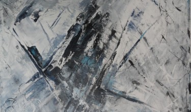 Painting titled "Abstraction" by Françoise Folley, Original Artwork