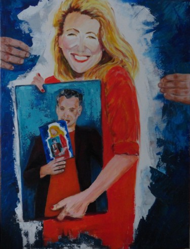 Peinture intitulée "rira-bien-qui-rira-…" par Françoise Folley, Œuvre d'art originale, Acrylique