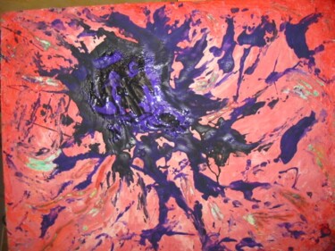 Peinture intitulée "Explosion" par Françoise Haag, Œuvre d'art originale