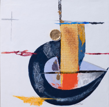 Peinture intitulée "Inspiration navale" par Françoise Husson, Œuvre d'art originale, Acrylique