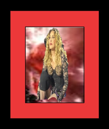 Arte digitale intitolato "Madonna3" da Francoise Cecile Lacroix, Opera d'arte originale, Pittura digitale