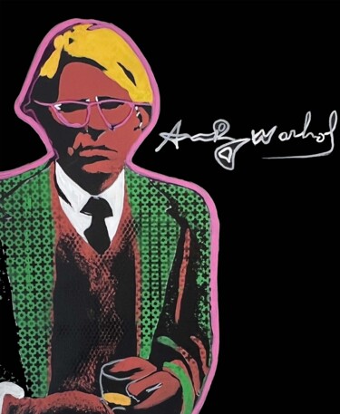 Картина под названием "Warhol" - Francoise Minet, Подлинное произведение искусства, Акрил