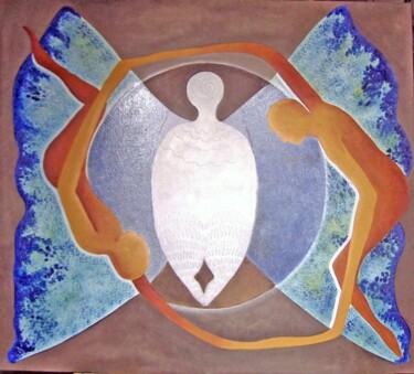 Dessin intitulée "papillon de l esprit" par Françoise Néri (Framine), Œuvre d'art originale