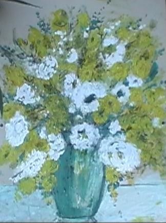 Peinture intitulée "Bouquet" par Françoise Rischmann, Œuvre d'art originale