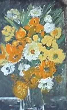 Peinture intitulée "Bouquet" par Françoise Rischmann, Œuvre d'art originale