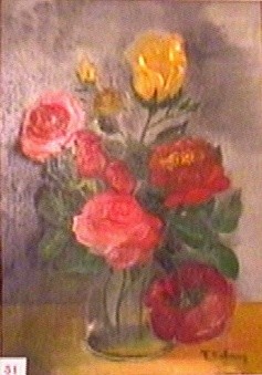 Peinture intitulée "Bouquet" par Françoise Rischmann, Œuvre d'art originale