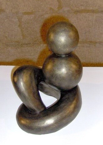 Sculpture titled "Rondeurs Caresses" by Françoise Pasquier, Original Artwork