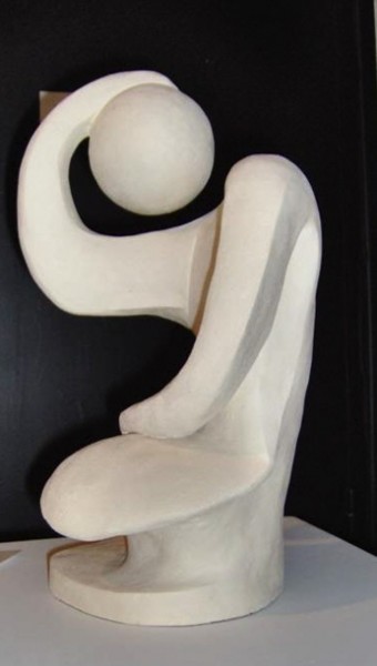 Sculpture intitulée "Réflexion" par Françoise Pasquier, Œuvre d'art originale