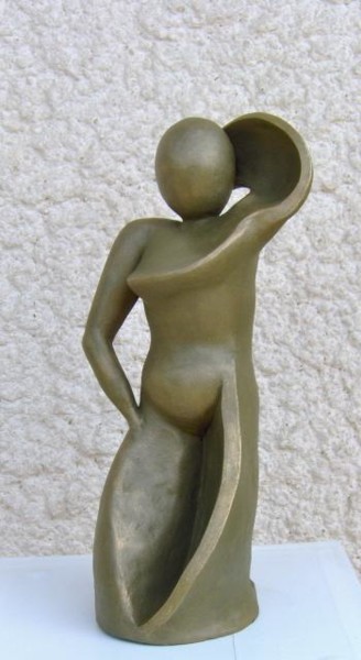 Sculpture intitulée "Ma Dame" par Françoise Pasquier, Œuvre d'art originale