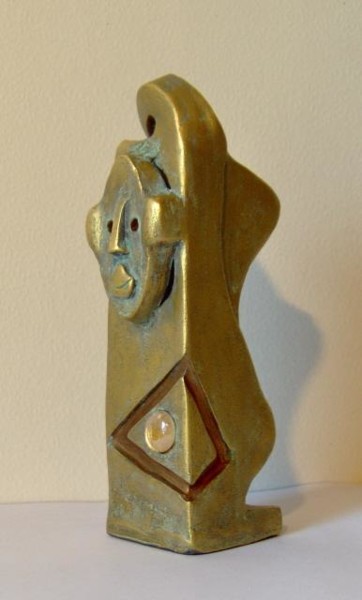 Sculpture intitulée "Totem (face 2)" par Françoise Pasquier, Œuvre d'art originale