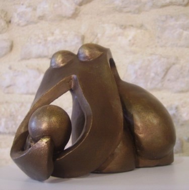 Sculpture titled "Salomé Danse" by Françoise Pasquier, Original Artwork