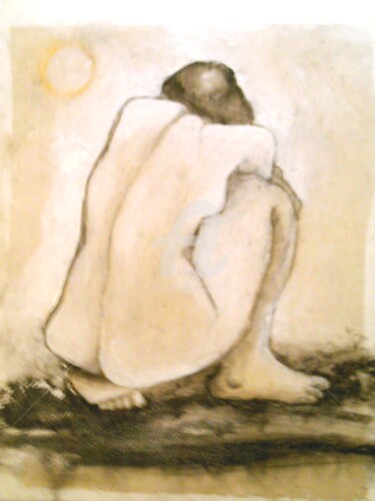 Au bord du jour Peinture intitulée "Au bord du jour" par Zia, Œuvre d'art originale