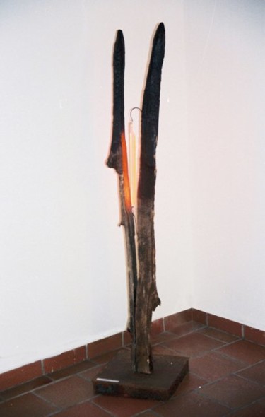 Sculpture intitulée "CHJOSTRA" par Francois Retali, Œuvre d'art originale, Bois
