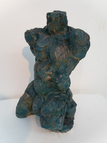Sculpture intitulée "Torse d'homme" par François Tamalet, Œuvre d'art originale