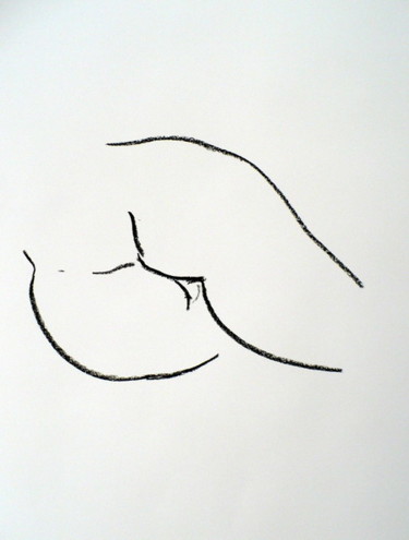 Dessin intitulée "les filaires: Carol…" par François Tamalet, Œuvre d'art originale