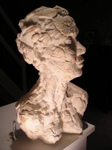 Sculpture titled "buste valentine" by François Tamalet, Original Artwork